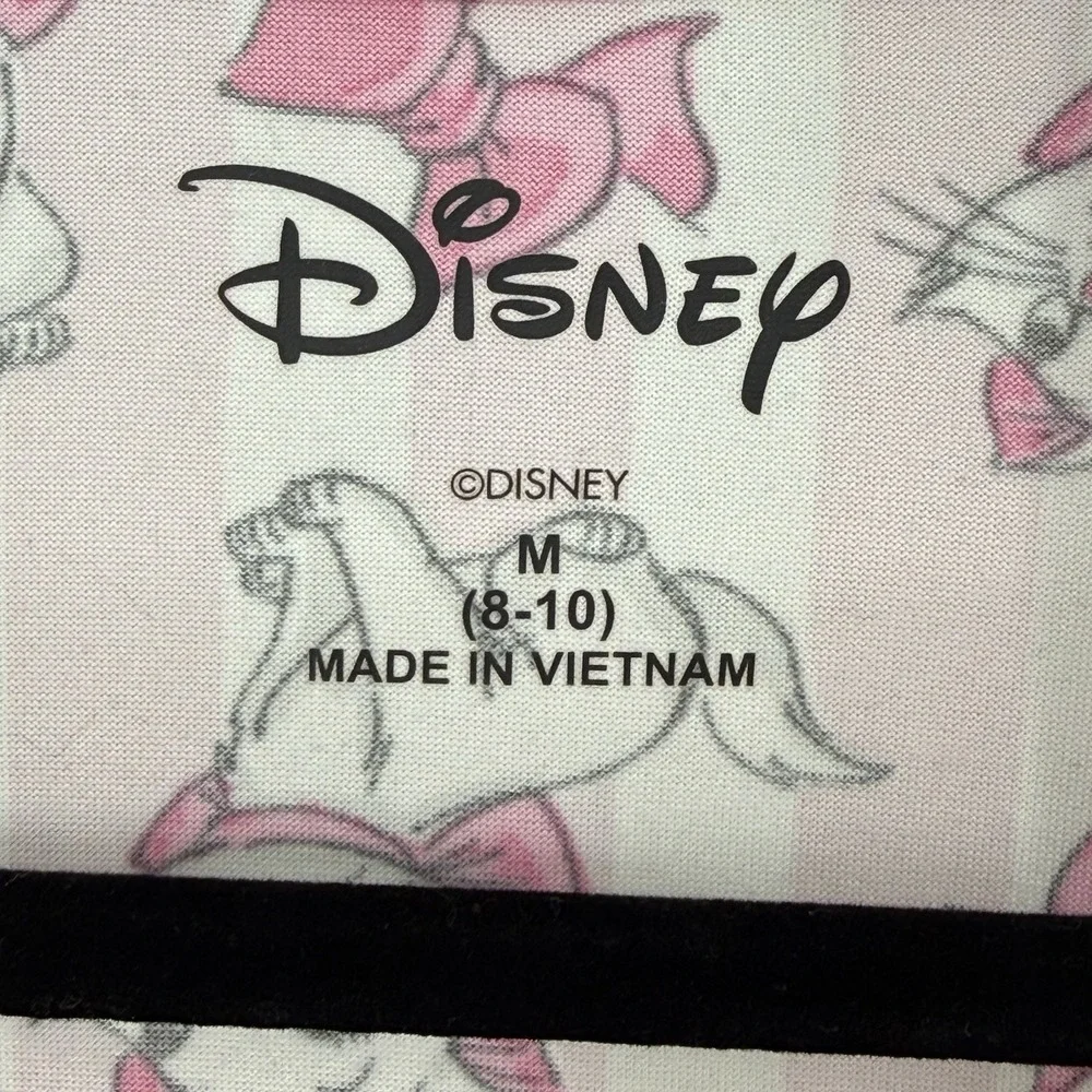 Disney Aristocats Pajama Top Woman Medium Pink Cats Marie Girly Nostalgia Soft - Picture 2 of 6